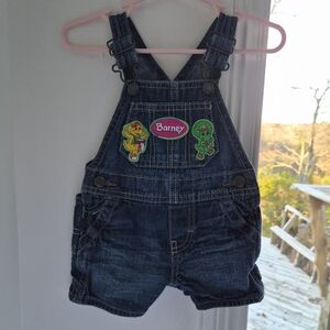 Barney Upcycled Shortalls READ DESCRIPTION